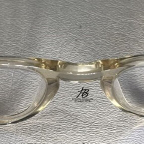 SPEKTRE EYEWEAR GATSBY SQUARE ACETATE EYEGLASS FRAMES CLEAR YELLOW 50-21-145 NEW - Picture 14 of 16